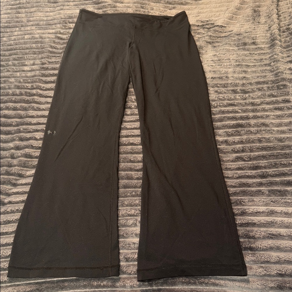 Under Armour Black Flared Leg Performance Pants